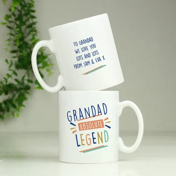 Personalised Legend Mug - White, Ceramic