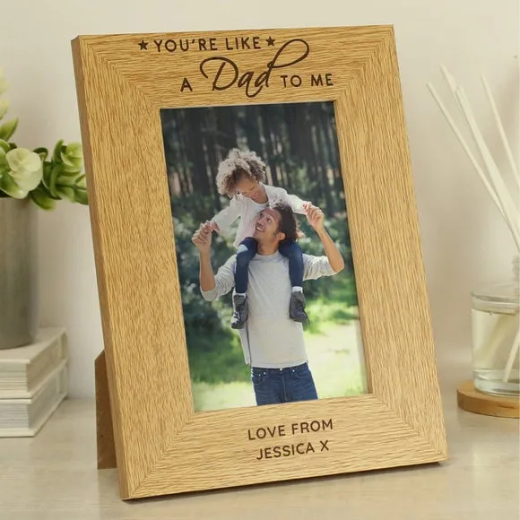 Personalised Photo Frame - Natural, Oak Veneer image
