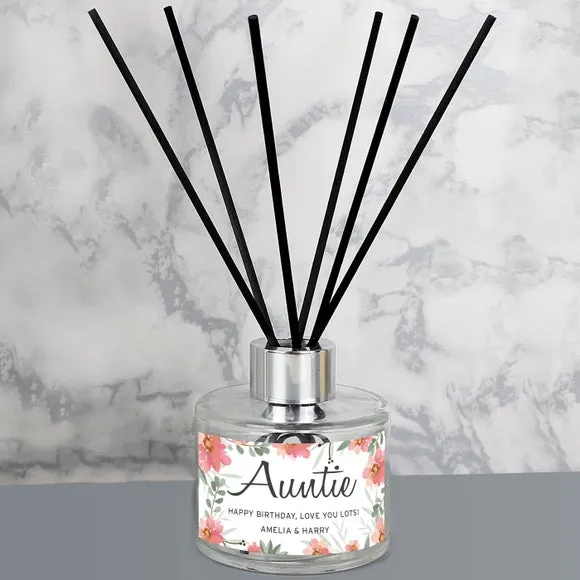 Personalised Reed Diffuser - Multicolor, Floral