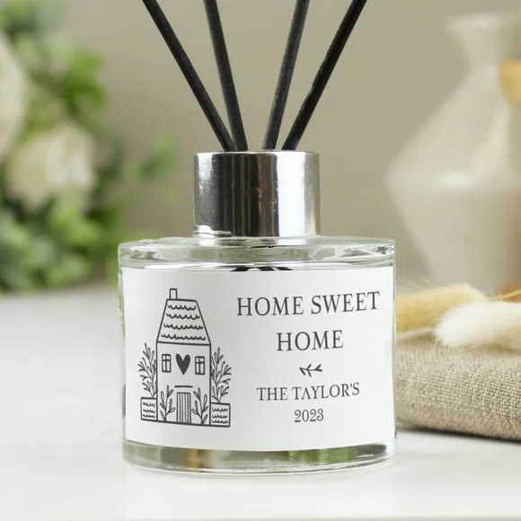 Personalised Reed Diffuser - White