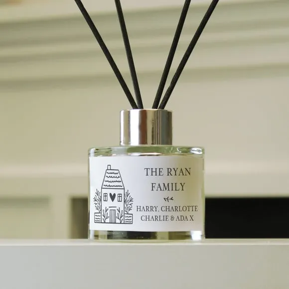 Personalised Reed Diffuser - White image