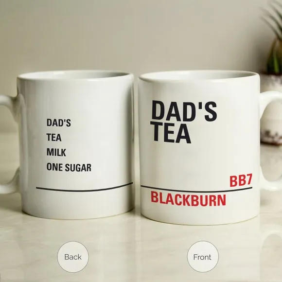 Personalised Street Sign Mug - White, Ceramic