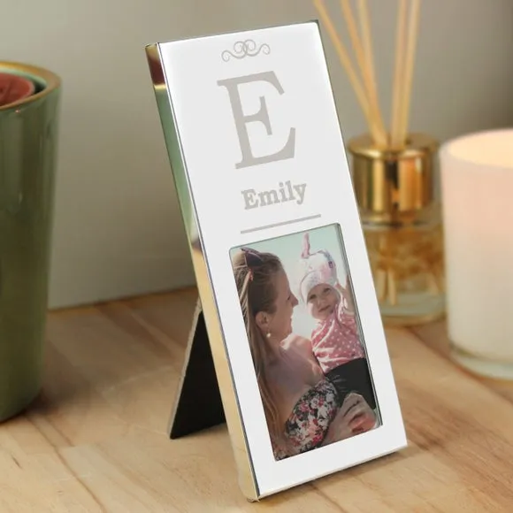 Small Portrait Photo Frame - Silver, Aluminium