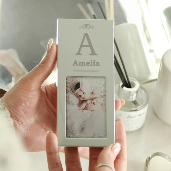 Small Portrait Photo Frame - Silver, Aluminium