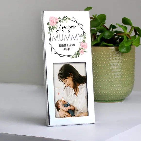 Small Portrait Photo Frame - Silver, Aluminium