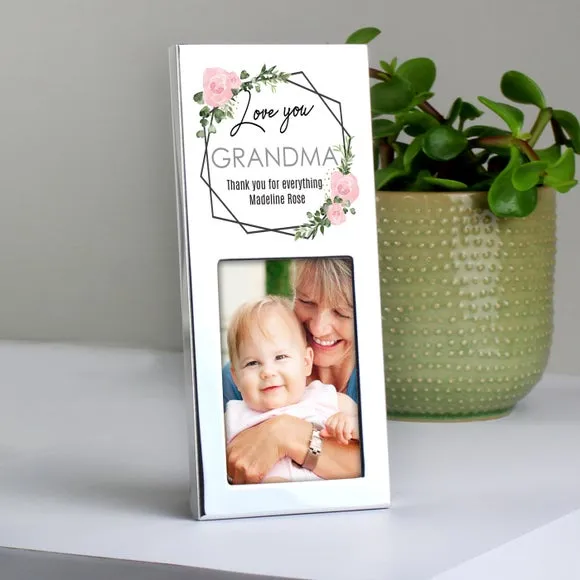 Small Portrait Photo Frame - Silver, Aluminium