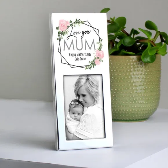 Small Portrait Photo Frame - Silver, Aluminium image