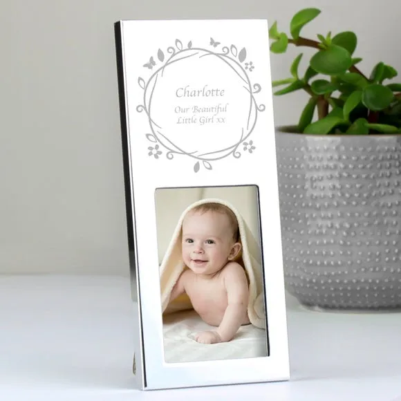 Small Portrait Photo Frame - Silver, Aluminium