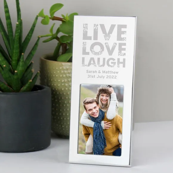 Small Portrait Photo Frame - Silver, Aluminium