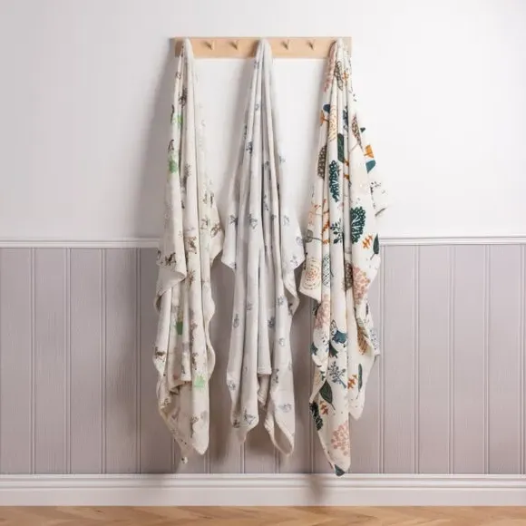 Classic Throw Blanket - Natural, Fleece