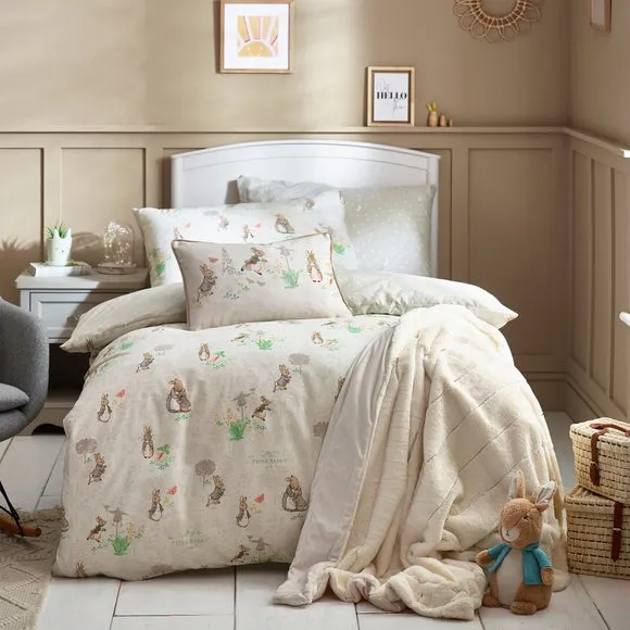 Duvet Cover Set with Pillowcase - Natural, Cotton