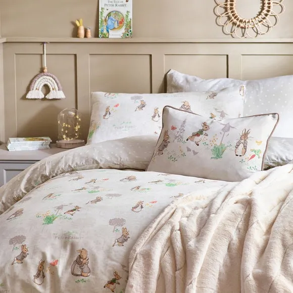 Duvet Cover Set with Pillowcase - Natural, Cotton
