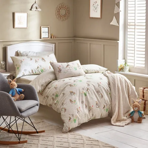 Duvet Cover Set with Pillowcase - Natural, Cotton