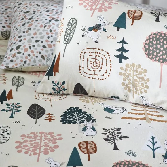 Reversible Duvet Cover Set - Natural, Cotton