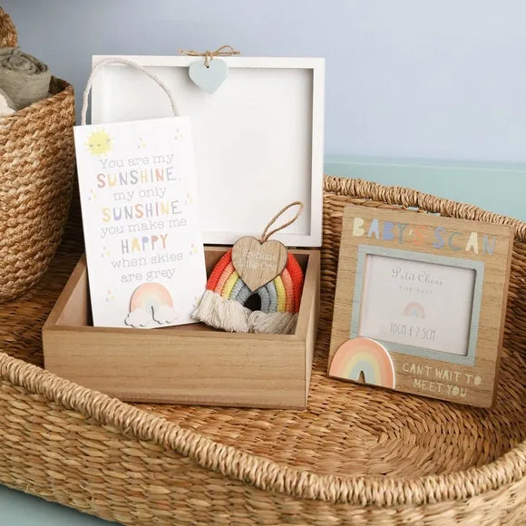 4-Piece Nursery Gift Set - Natural, Wood image