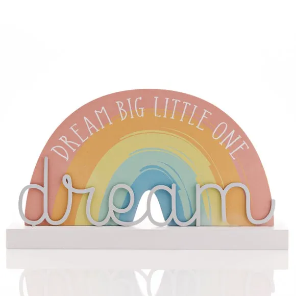 Rainbow Wall Plaque - Multicolor, MDF Wood