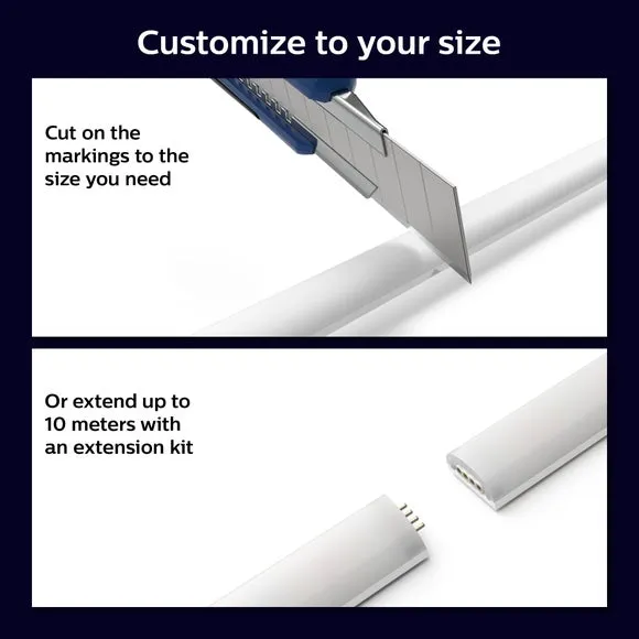 2m Smart LED Light Strip Kit - White