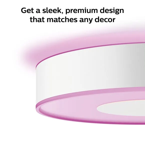 Medium Smart LED Flush Ceiling Light - White