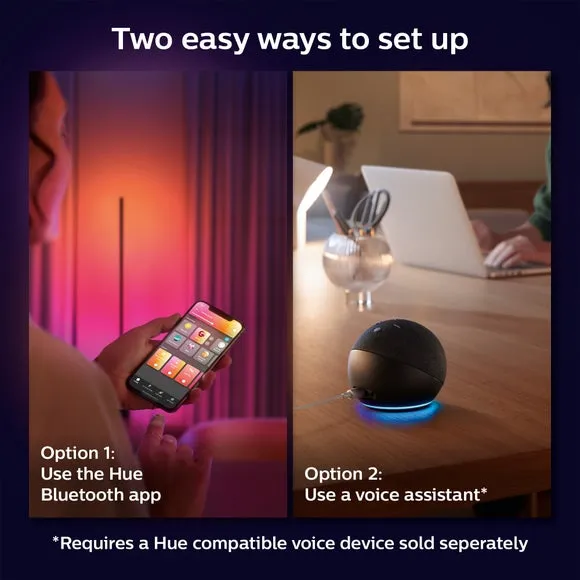 Smart LED Table Light with Gradient - Black