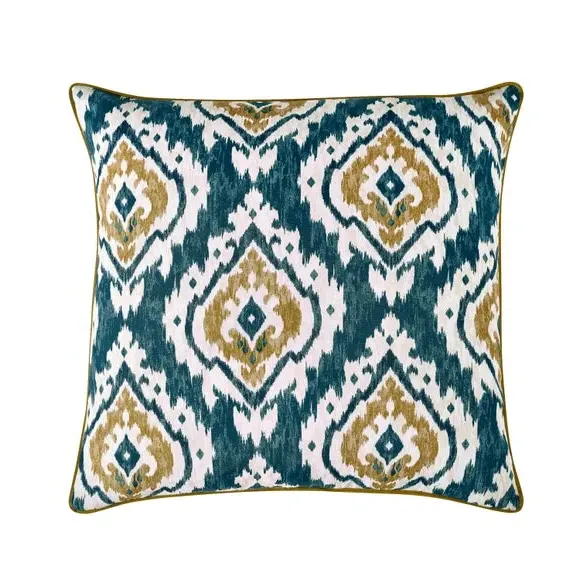 Suri Cushion with Zip Closure - Teal