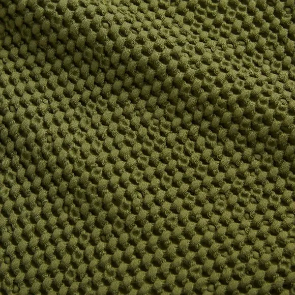 Waffle Throw Blanket - Olive, Cotton