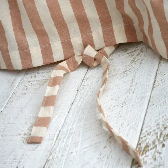 Zanzibar Stripe Duvet Cover Set - Clay, Polycotton