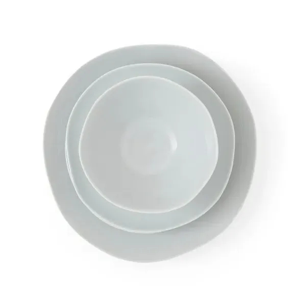 12-Piece Dinner Set Oven Safe - Grey, Stoneware