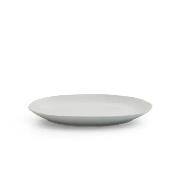 4-Piece Dinner Plate Set - Grey, Stoneware