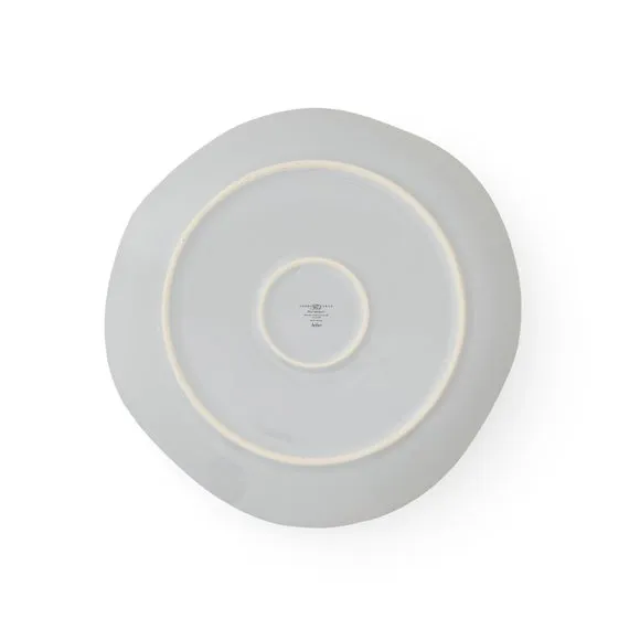 4-Piece Dinner Plate Set - Grey, Stoneware