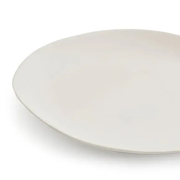 4-Piece Dinner Plate Set - Natural, Stoneware