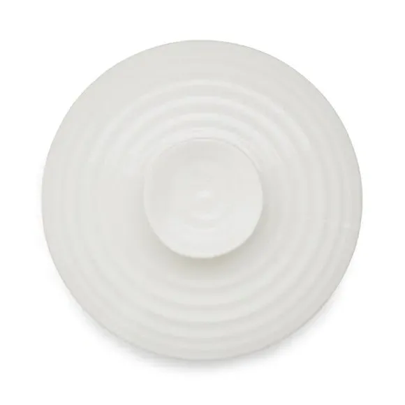 Kitchen Canister with Lid - White, Ceramic