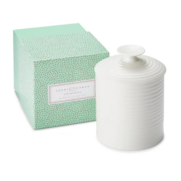 Kitchen Canister with Lid - White, Ceramic