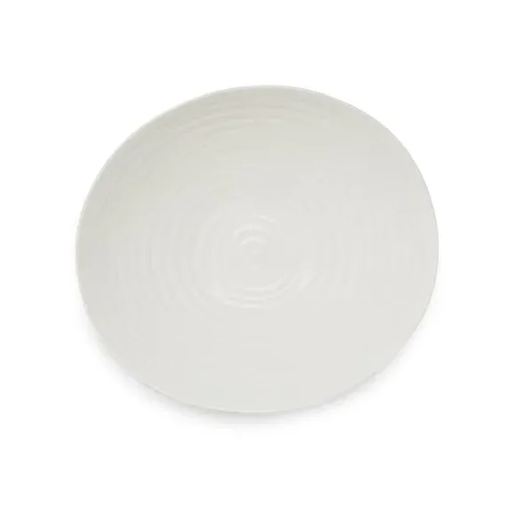 Medium Salad Bowl - White, Porcelain