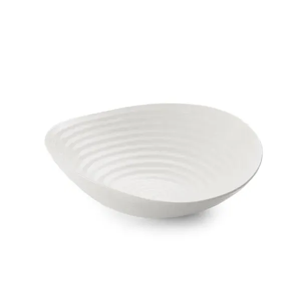 Medium Salad Bowl - White, Porcelain