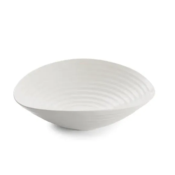 Medium Salad Bowl - White, Porcelain image