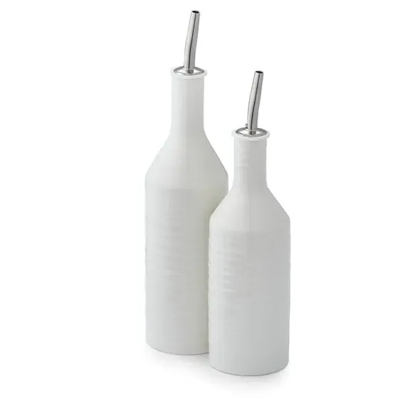 Oil and Vinegar Set - White, Porcelain