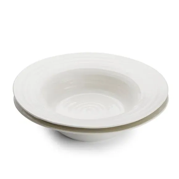 Set of 2 Bistro Bowls - White, Porcelain