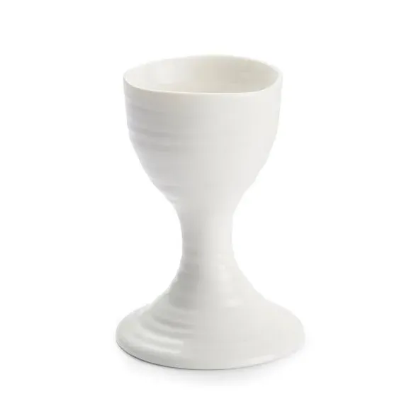 Set of 2 Egg Cups - White, Porcelain