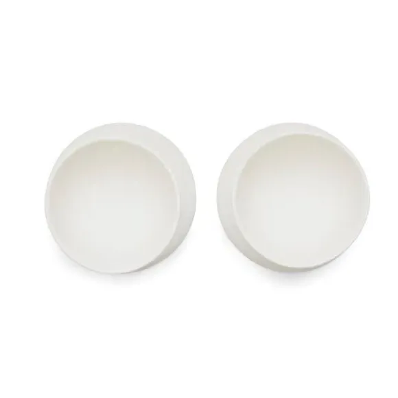 Set of 2 Egg Cups - White, Porcelain