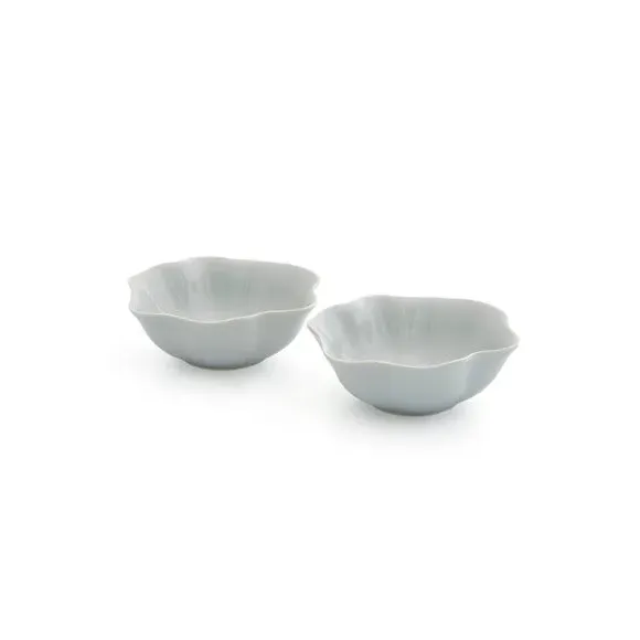 Set of 2 Small Serving Bowls - Grey, Stoneware image