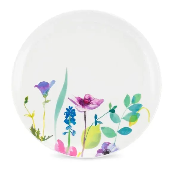 Set of 4 Coupe Dinner Plates - Multicolor image