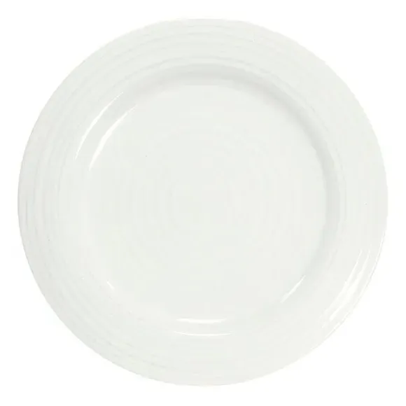 Set of 4 Dinner Plates - White, Porcelain image