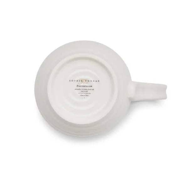 Set of 4 Honey Pot Mugs - White, Porcelain