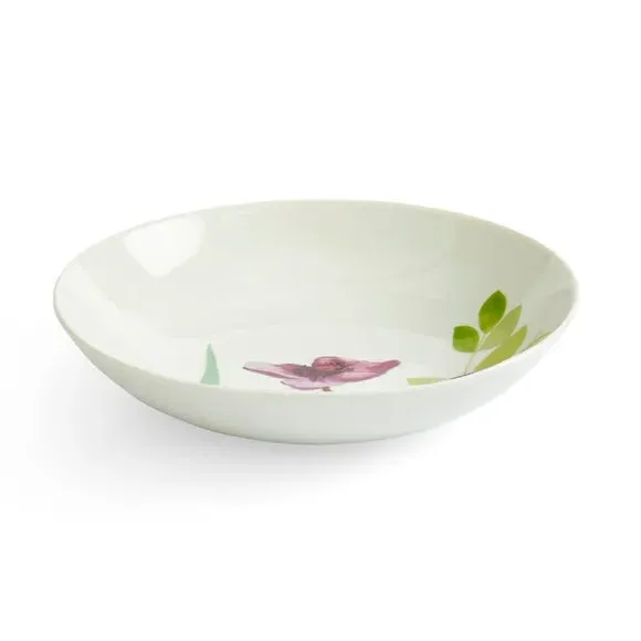Set of 4 Pasta Bowls - Multicolor, Porcelain