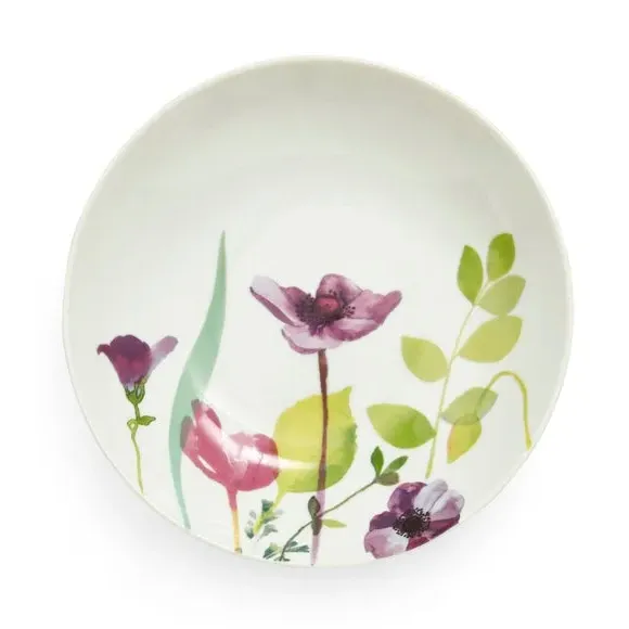 Set of 4 Pasta Bowls - Multicolor, Porcelain