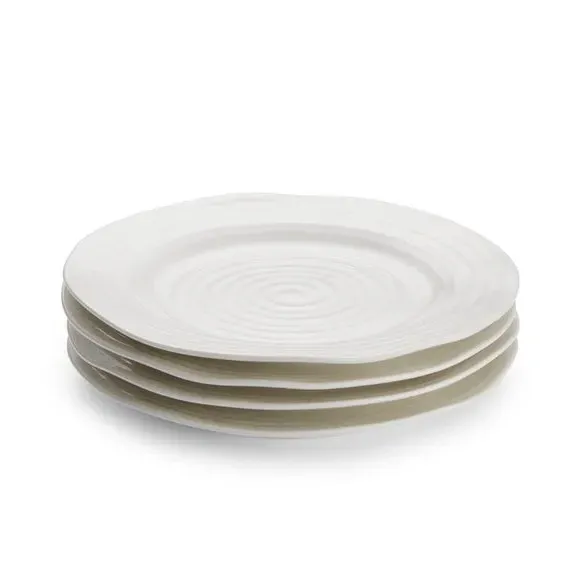 Set of 4 Side Plates - White, Porcelain image