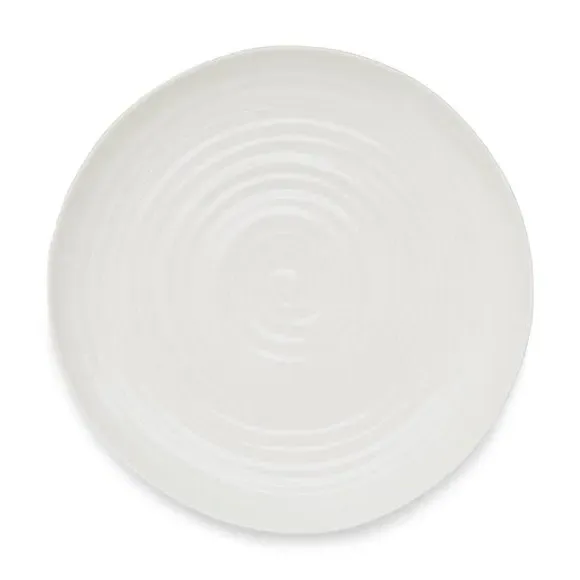 Small Footed Cake Plate - White, Porcelain