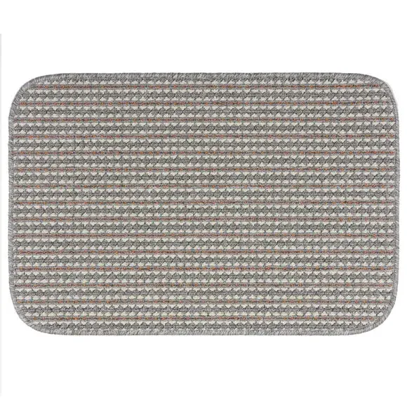 Washable Doormat - Grey, Polypropylene