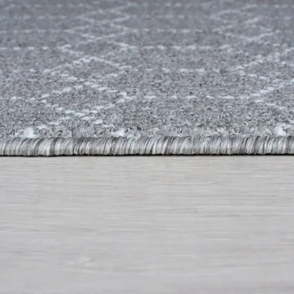 Washable Doormat with Anti-Slip - Grey, Polypropylene