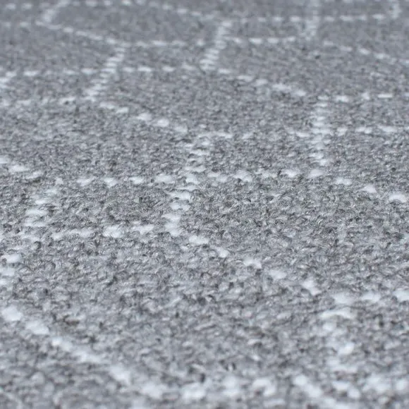 Washable Doormat with Anti-Slip - Grey, Polypropylene